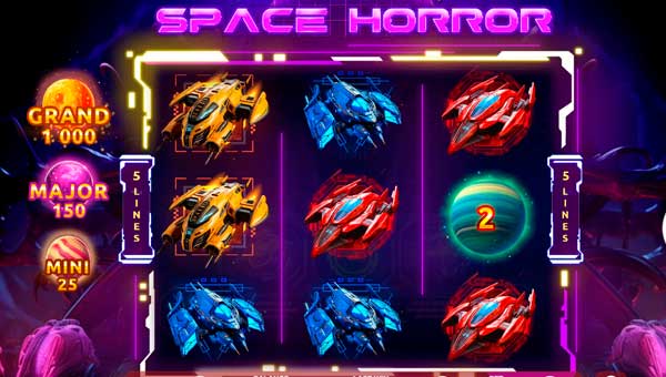 Слот Space Horror погружает игрока в космическое путешествие