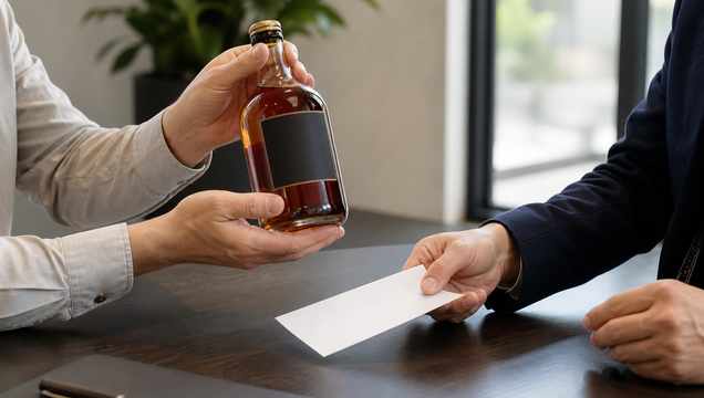 Практический порядок действий - Продать элитный алкоголь